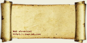 Jelisaveta Raković vizit kartica